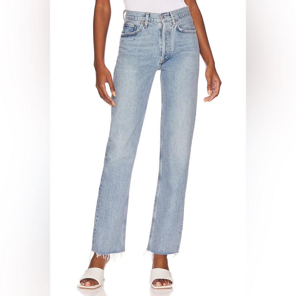AGOLDE Lana Mid Rise Straight Jeans in Sway Size 26